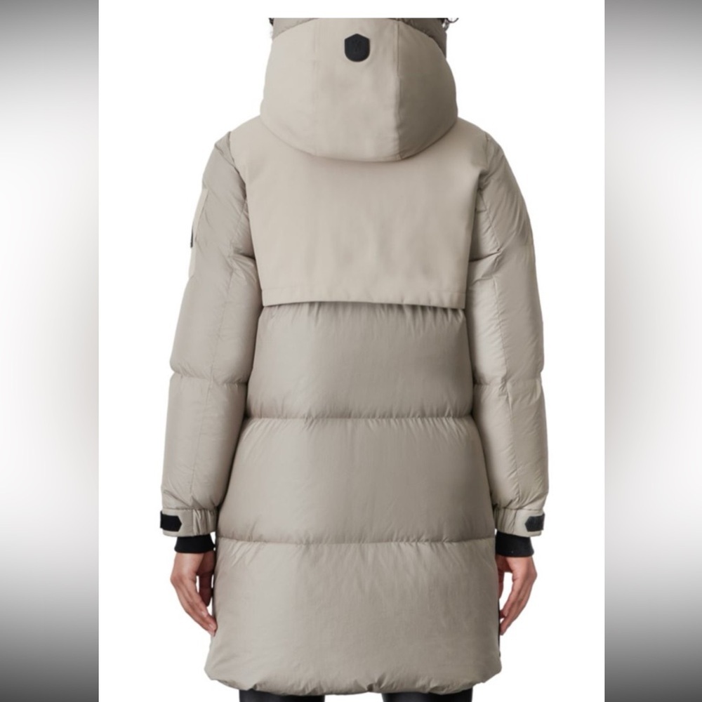 Mackage Women’s Inari light khaki Puffer Coat Size Large NWT